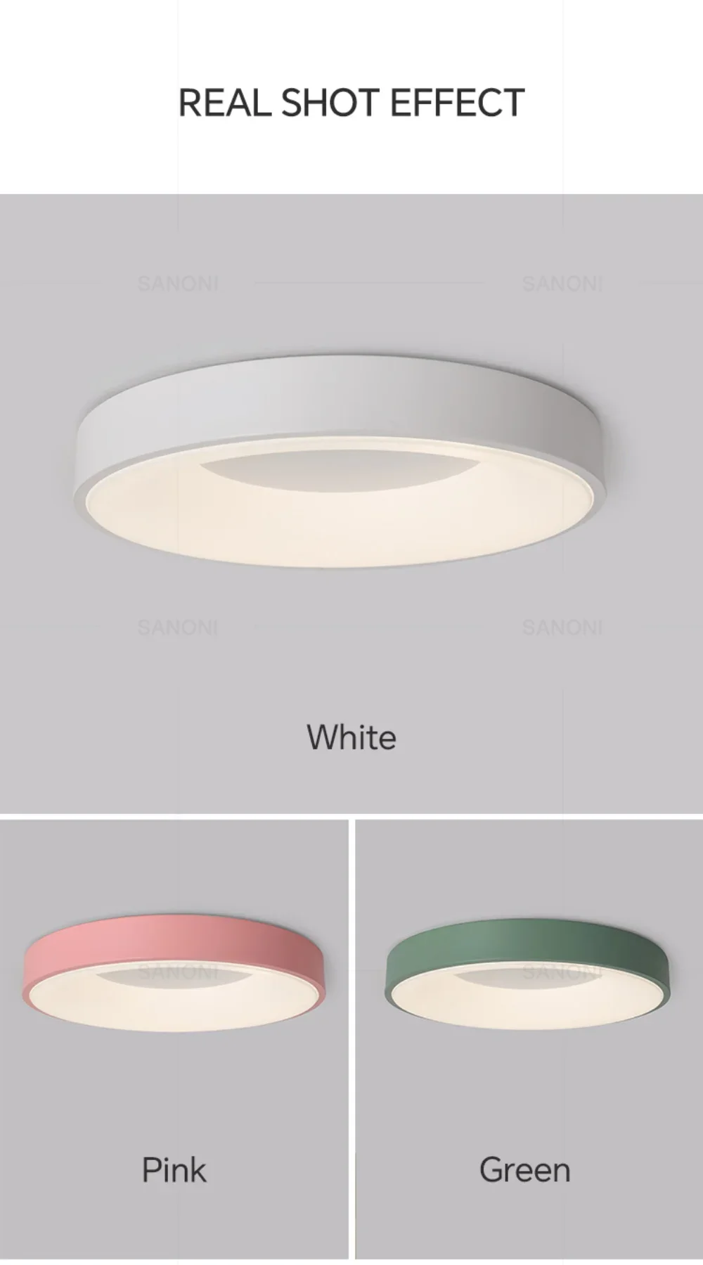 Modern LED Ceiling Lamp for Living Dining Room Corridor Bedroom Balcony Macaron Colorful Chandelier Home Decor Lighting Fixture