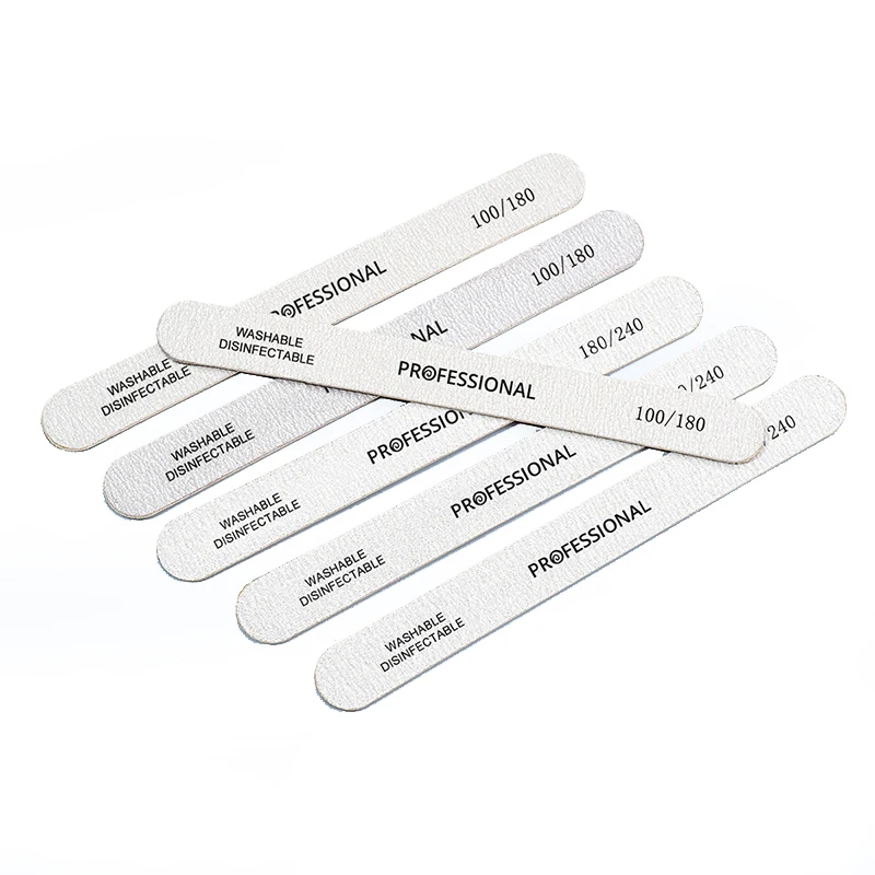 100Pcs Holz Nagel Datei Professionelle Schleif Puffer Dateien 100/180/240 Doppel Seite Für Salon Maniküre Pediküre UV Gel Tipps Werkzeuge – Detail 7