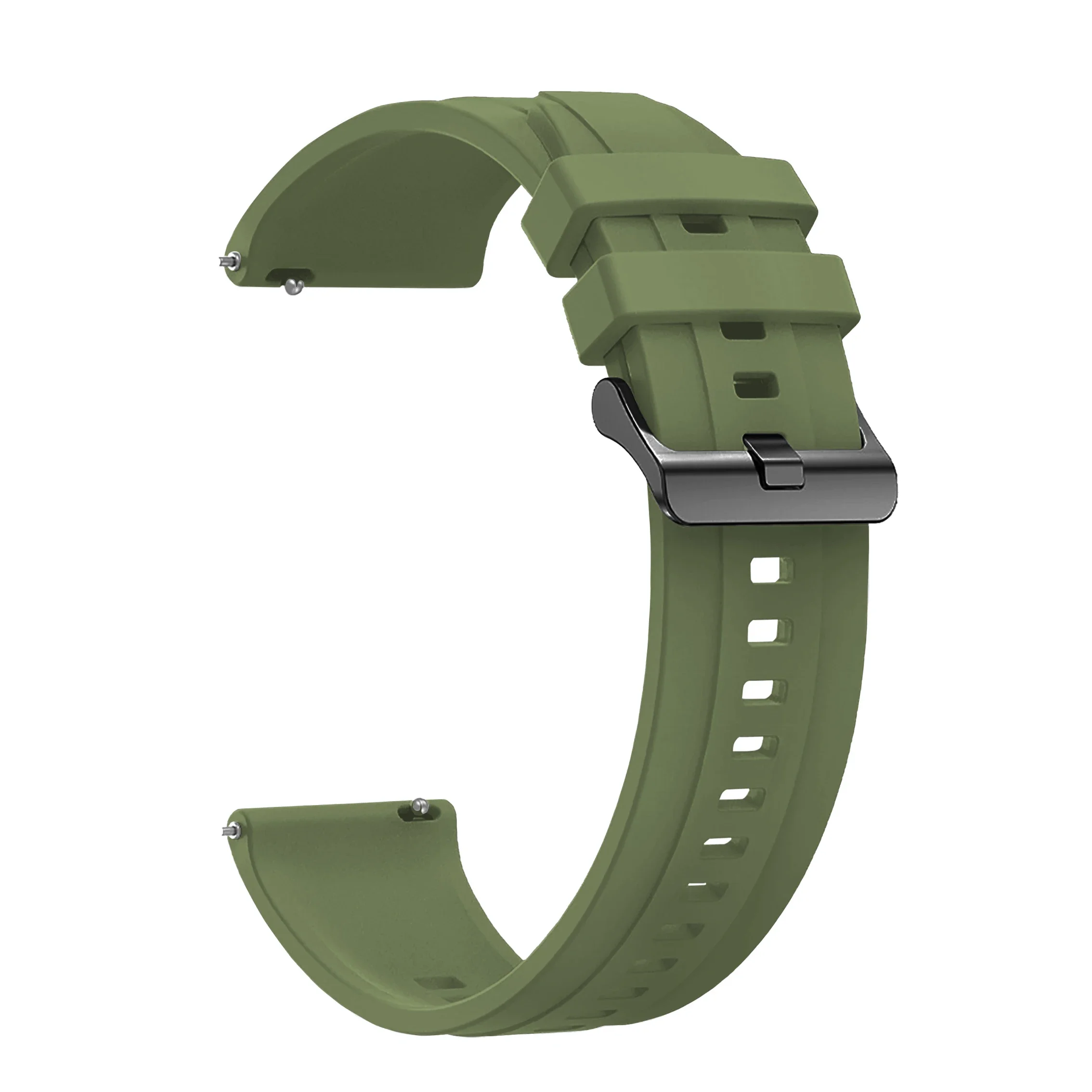 Silicone Breathable Sport Band for Universal Smartwatches - 22mm