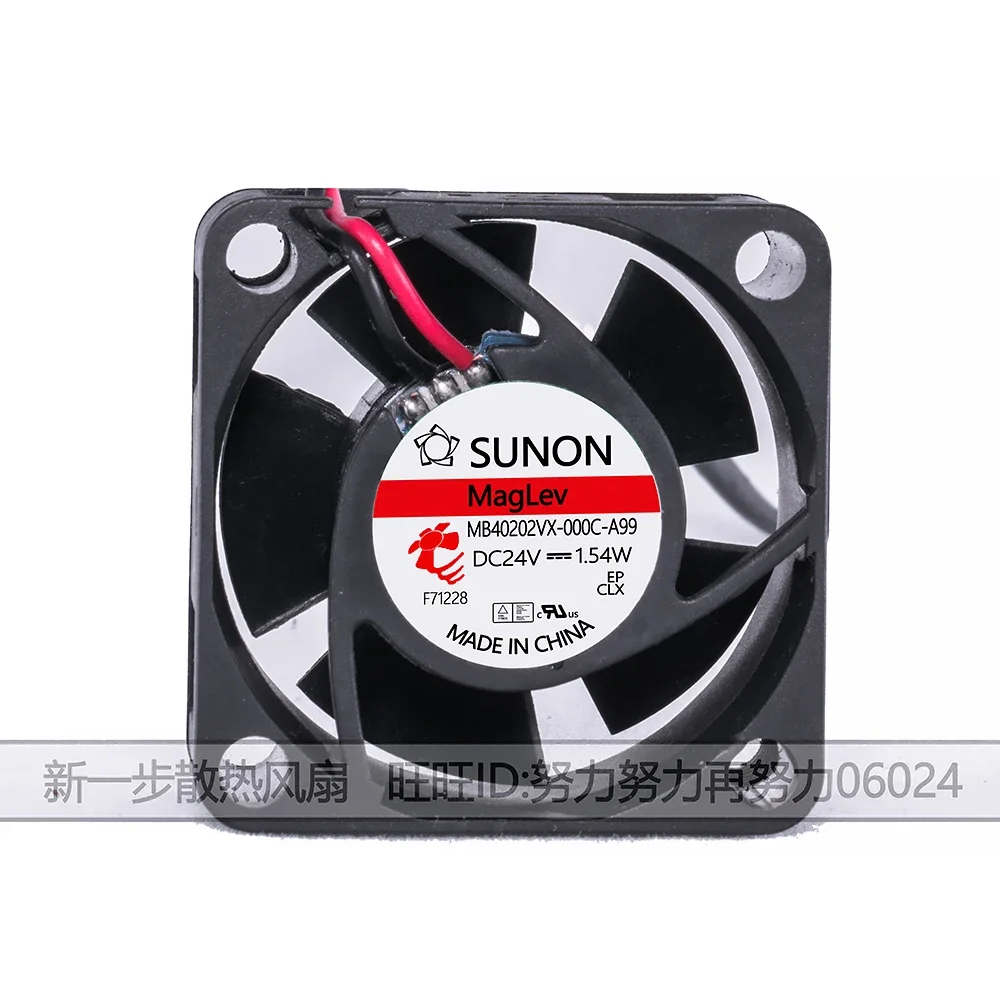 Sunon MB40202VX-000C-A99 ι  ð ǳ, 4cm 4020 40X40X2 0mm ǳ DC 24V 1.54W