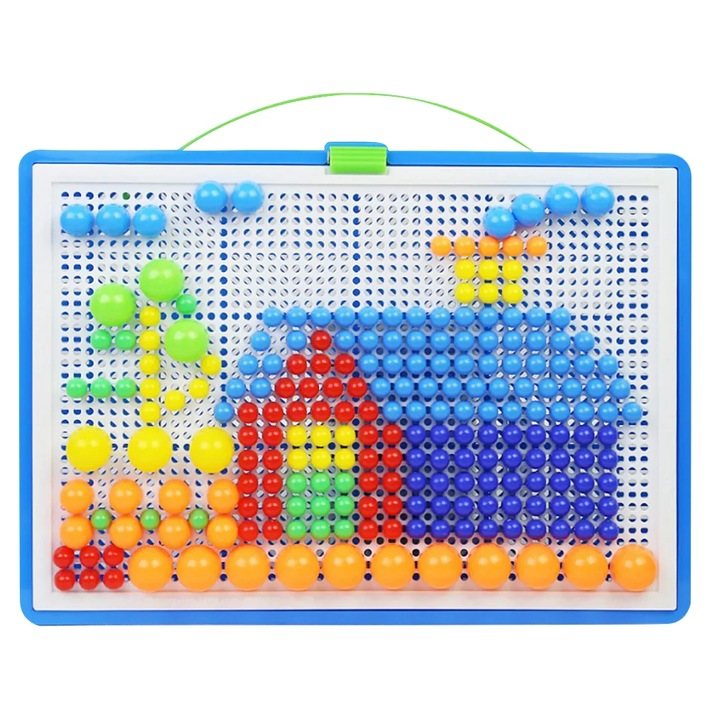 

Pegboard Puzzle Mushroom Nail Jigsaw Kids Children Jigsaws Nails