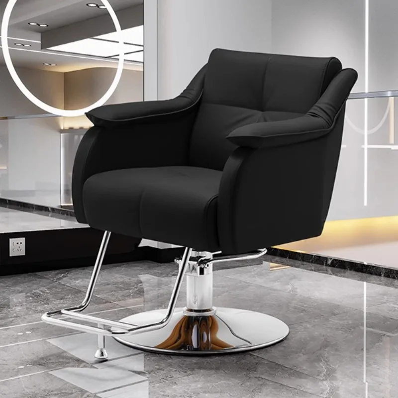 

Hair Speciality Barber Chair Simple Modern Beauty Aesthetic Swivel Chair Luxury Comfort Chaise Coiffeuse Saloon Furnitures HD