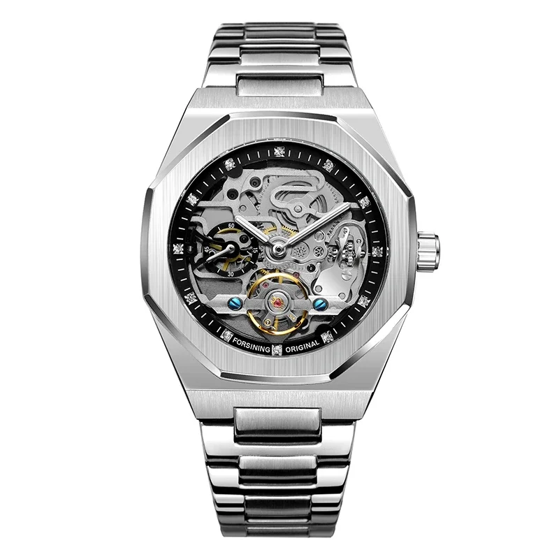 

Men Luxury Automatic Mechanical Watches Date Waterproof Top Brand Business Clock Stainless Steel Wristwatch