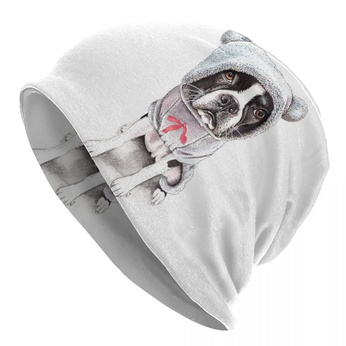 

Maggie The Boston Terrier Skullies Beanies Caps Men Women Unisex Cool Winter Warm Knitting Hat Adult Animal Pattern Bonnet Hats