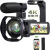 camera 4k vidéo Vlogging, pour YouTube, 56MP 18X IR