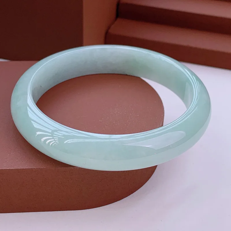

zheru Jewelry Natural Burma Jade 54mm-62mm bracelet Exquisite Princess bracelet send girlfriend send mom