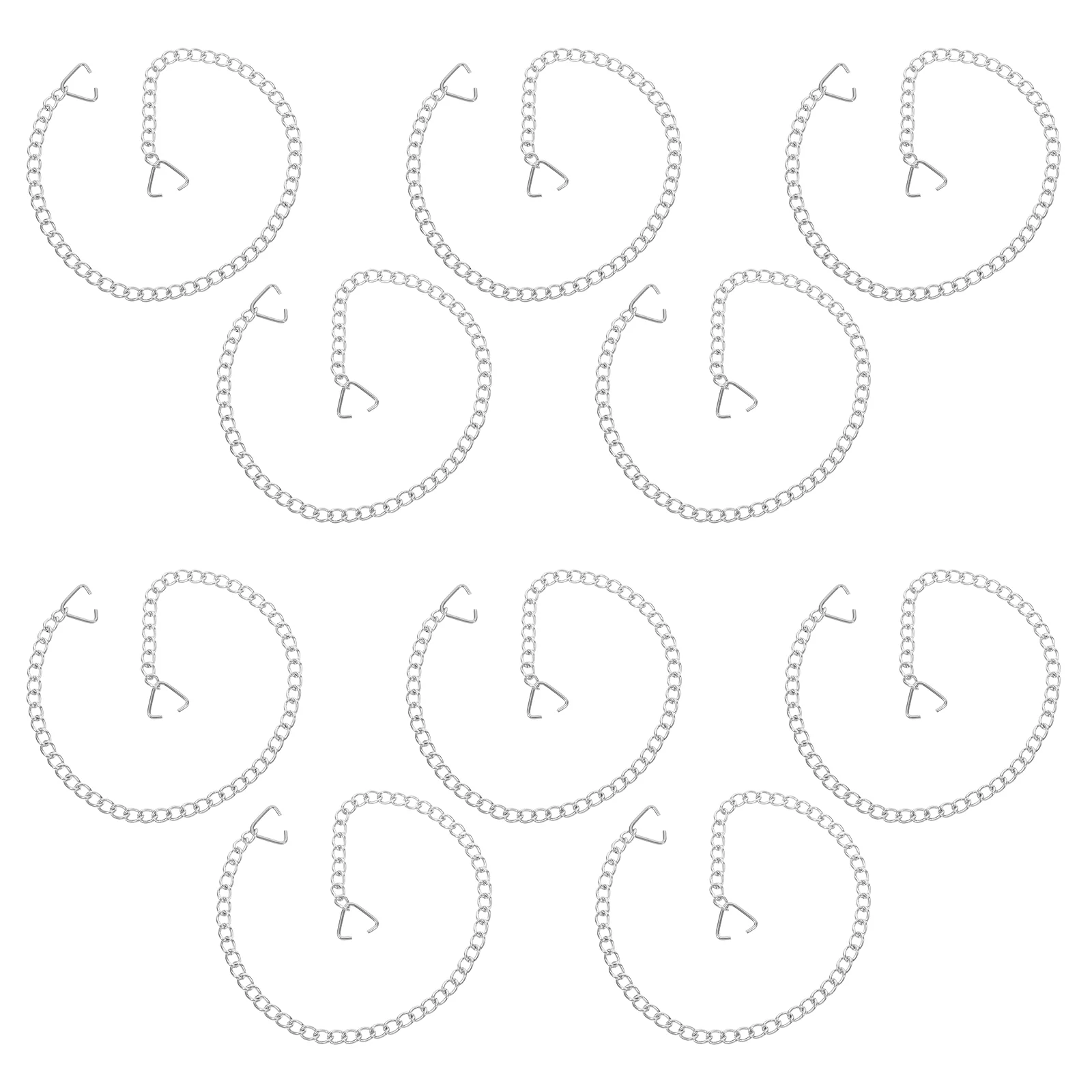 10 Pcs Bird Houses Chain Supermarket Sign Plate Hanging Parking Space Stainless Steel Plant