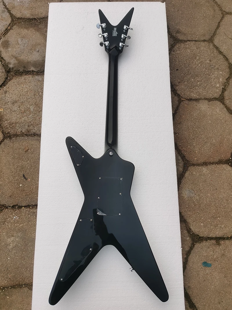 Mirror shaped electric guitar,can be replaced according to customer requirements, support customization, in stock,