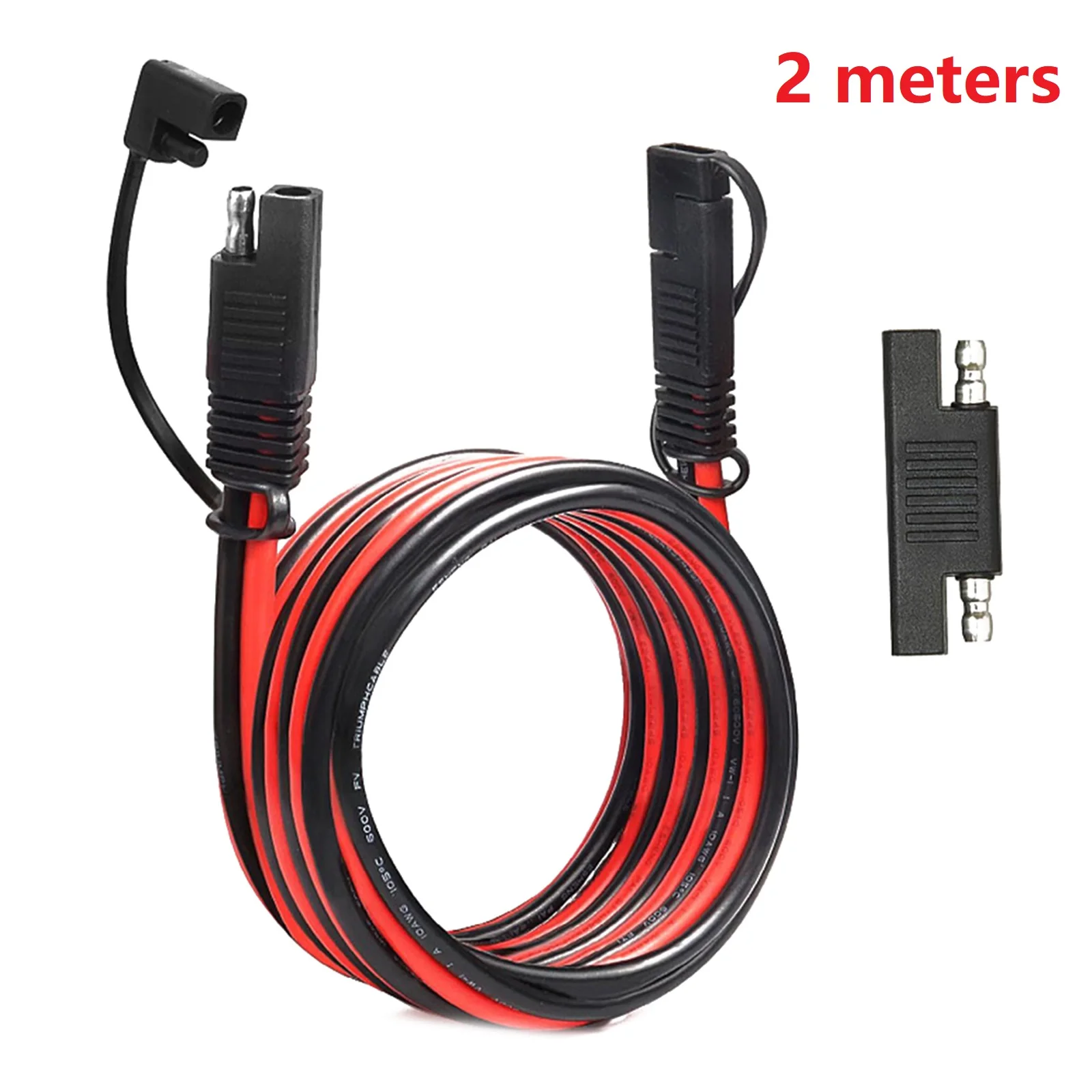 

SAE Extension Cable 12AWG Fast and Stable Transmission Standard SAE Connector Compatible with Solar Panel Automotive Battery