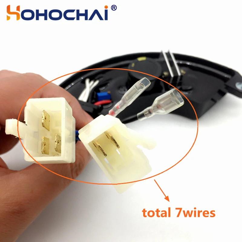 Kipor Kama SAWAFUJI 발전기 부품 AVR5-3B3A AVR 3 상 7 전선 자동 전압 조정기, 오리지널 GTDK