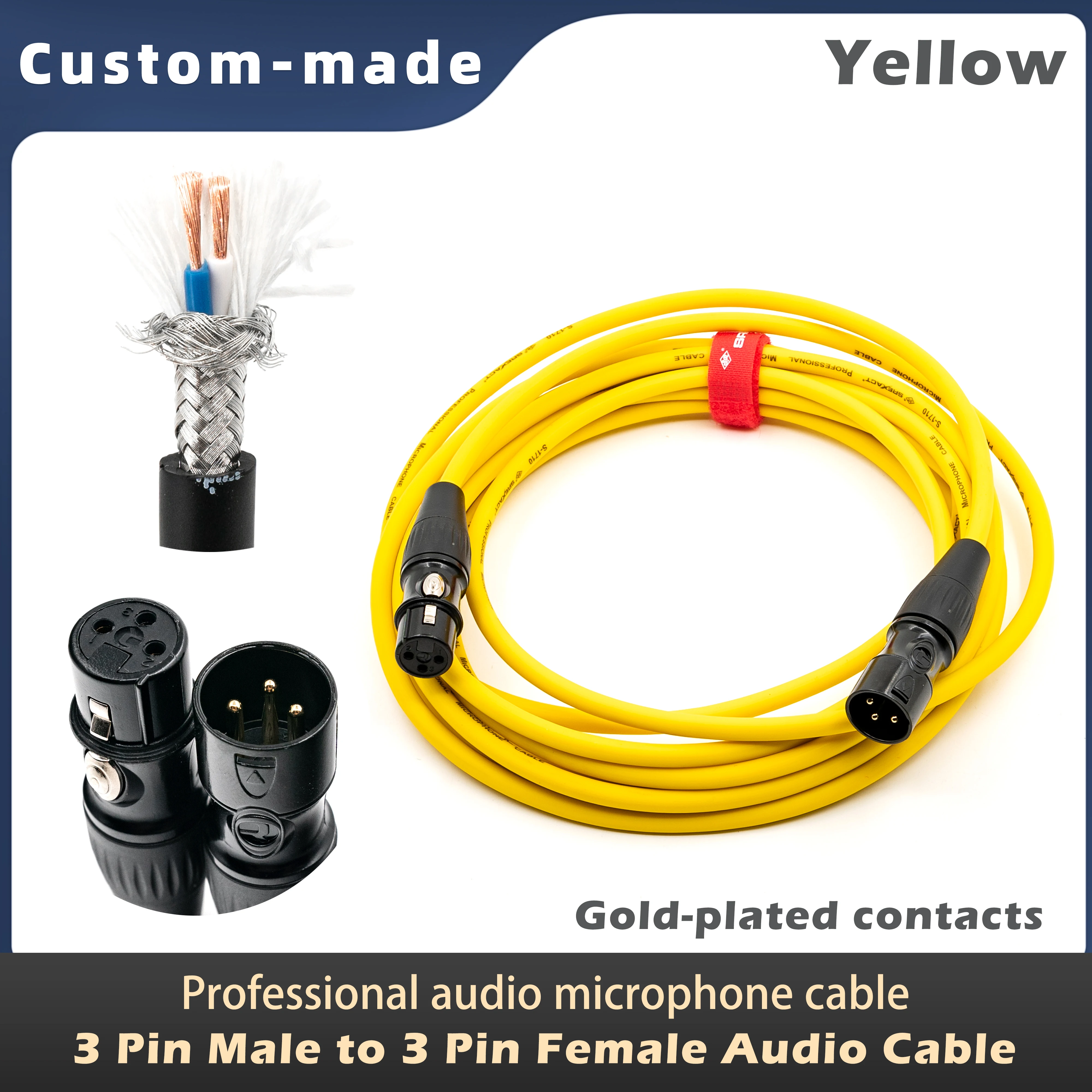 Spina Audio XLR, 5 Pin 3 Pin XLRI Spina Femmina Impermeabile Pannello - Foto 6