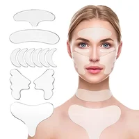 Reusable Silicone Anti-Wrinkle Pad Patch Face Neck Wrinkle Removal Patch Pad Facial Skin Lift Anti Aging Facial Beauty Tools