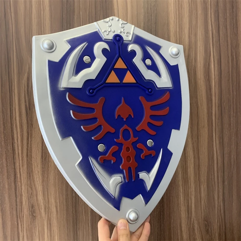 1:1 Game Skyward Shield Link Weapon Cosplay Kids Gift Role Play Gift Rubber Unsharpened Cosplay Sword Cosplay Prop Cosplay Toy Cosplay Shield