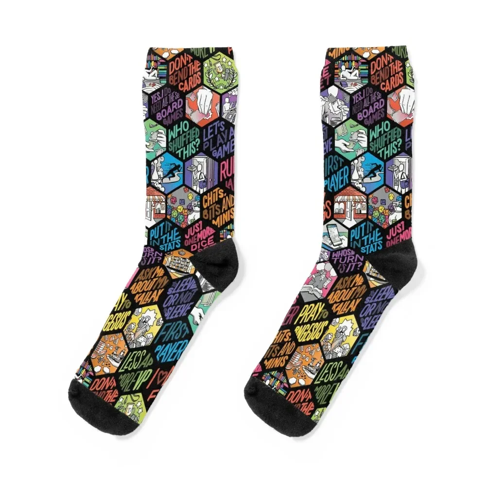

Board Gamer Isms Hex Socks man football Sports Christmas Socks Men's Women's