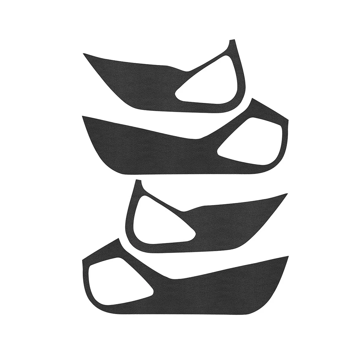 

Автомобильная кожаная защитная накладка Lychee для дверей, Противоударная накладка, противогрязный коврик, чехол для Toyota Corolla Cross 2022 + RHD