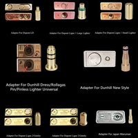 Brass Copper Nozzle Refill Butane Adapter Gas Filling Inflatable Head For Dunhill Dupont & Other Lighter Repair Replacement Part 2
