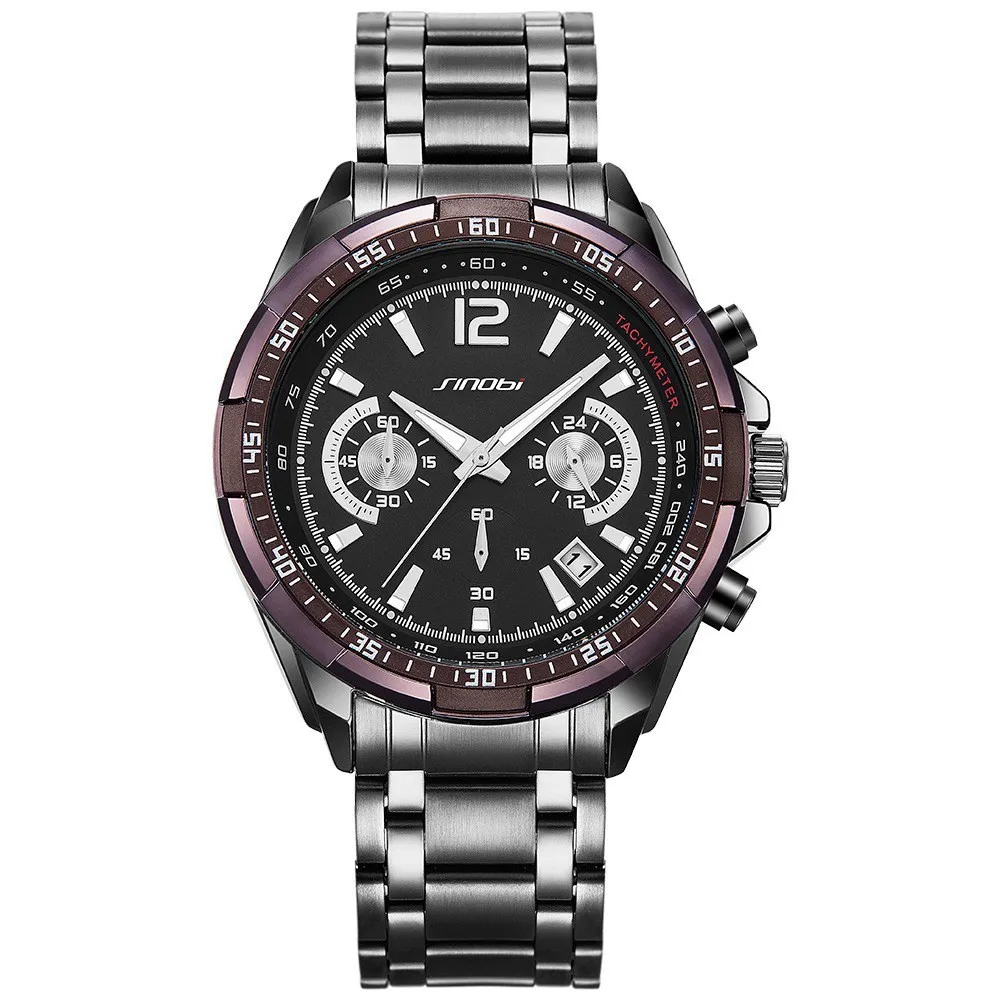 

Elegant Silver Unisex Quartz Watch Hot Sale Stainless Steel Band Water Proof Chronograph Ultra Thin Leisure Watch