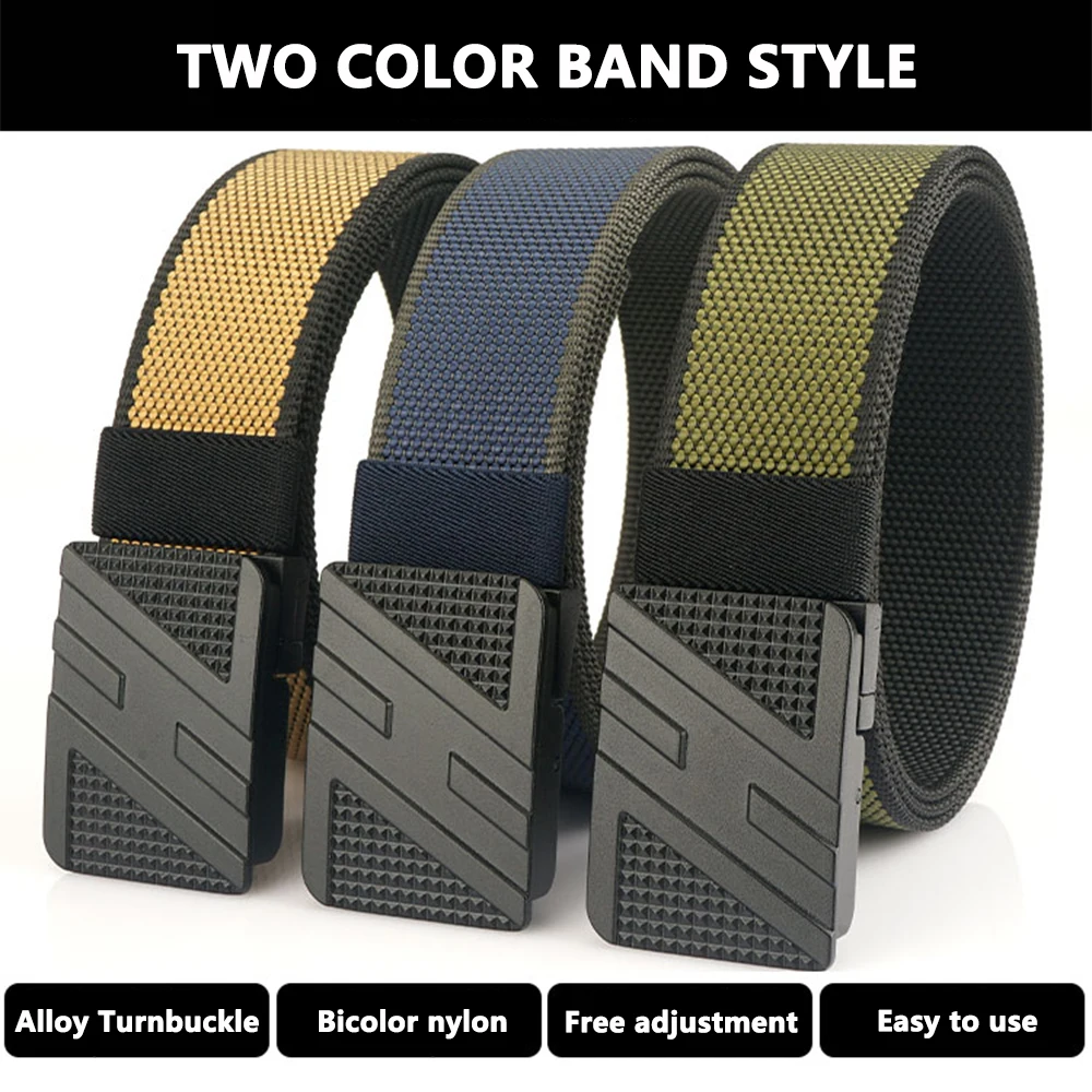 TUSHI Belt Outdoor Casual Canvas Belt Metal Buckle Training Nylon Tactical With Pants Jeans Sports Belts For Men Women canvas belt nylon belt tactical belt jeans belts canvas belts nylon canvas belt tactical belts