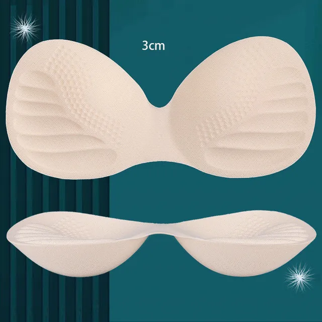 6cm/4/3cm Latex Breast Pad Special Enlarged Inner Pad For Small Chest