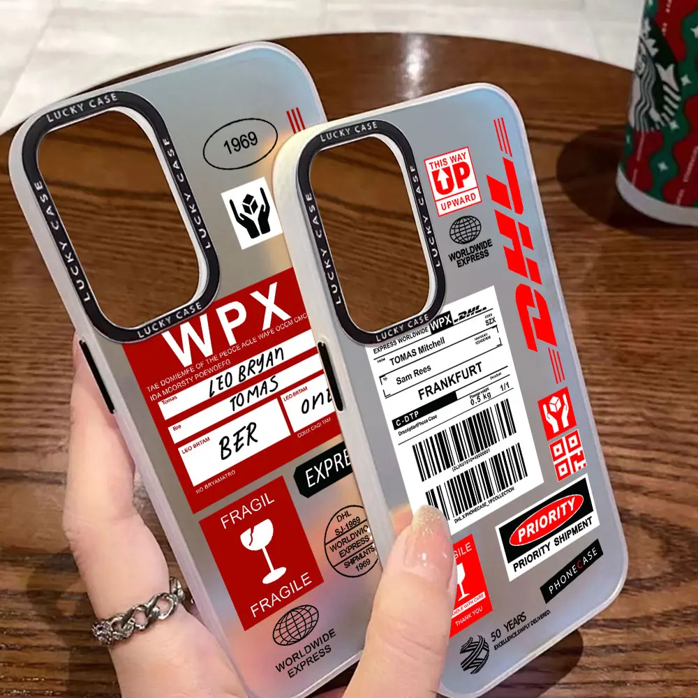Горячая Распродажа, этикетка штрих-кода D-DHL Φ для OPPO Reno 5 6 7 7Z 8 8T 10 Pro Plus 4G чехол для телефона Matte Aurora Laser, роскошный чехол с градиентом