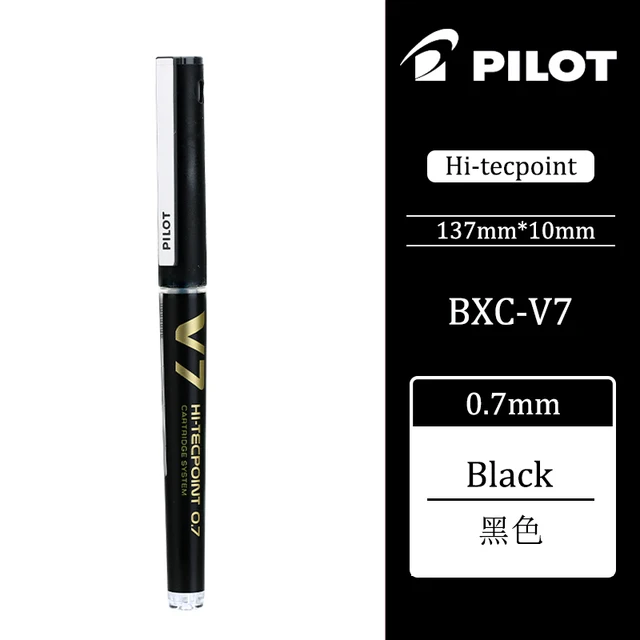 Pilot Hi-Tecpoint Refillable Blue Ink Rollerball Pens