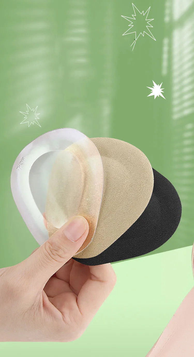 Forefoot Cushion 1 pairs of silicone forefoot cushions self-adhesive and invisible for high heels sandals and sneakers suitable for all season