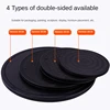 8-12 Inch Heavy Duty Rotating Swivel Steel Ball Bearings Stand for Monitor TV Turntable Lazy Susans Black Round Shape 1