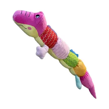 Chewy Dog Toys Interactive Play Pet Toy Dog Toys Animals Chew Toy Crocodile Caterpillar Lizard Soft Squeaky Puppy Toys For Small 1