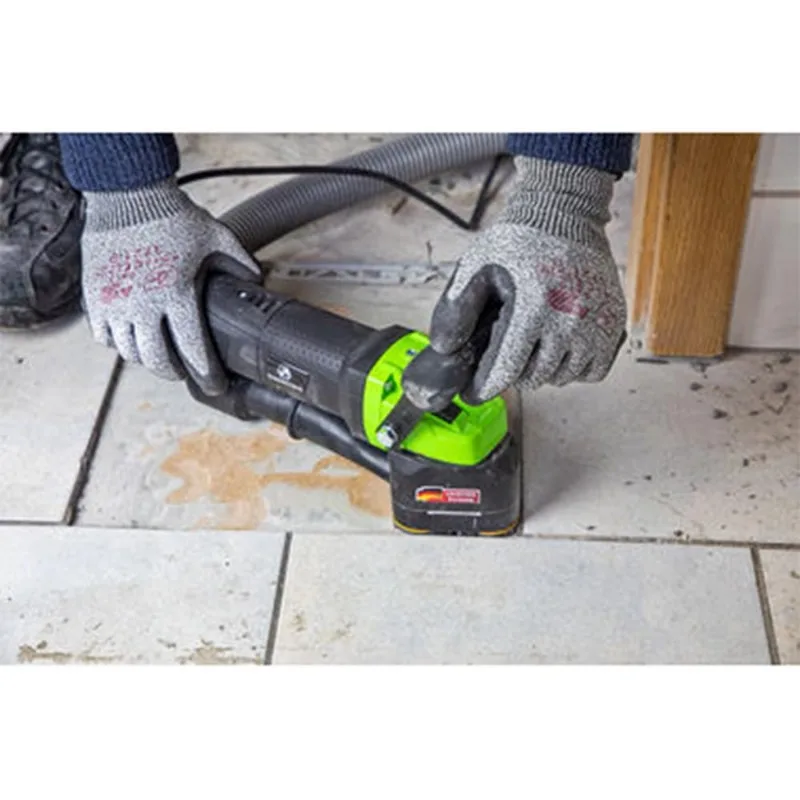 Corner/Edge Grinder with Dust Extraction | 3 Head Grinder for Corners, Edges, & Tight Areas | Made in Germany 4