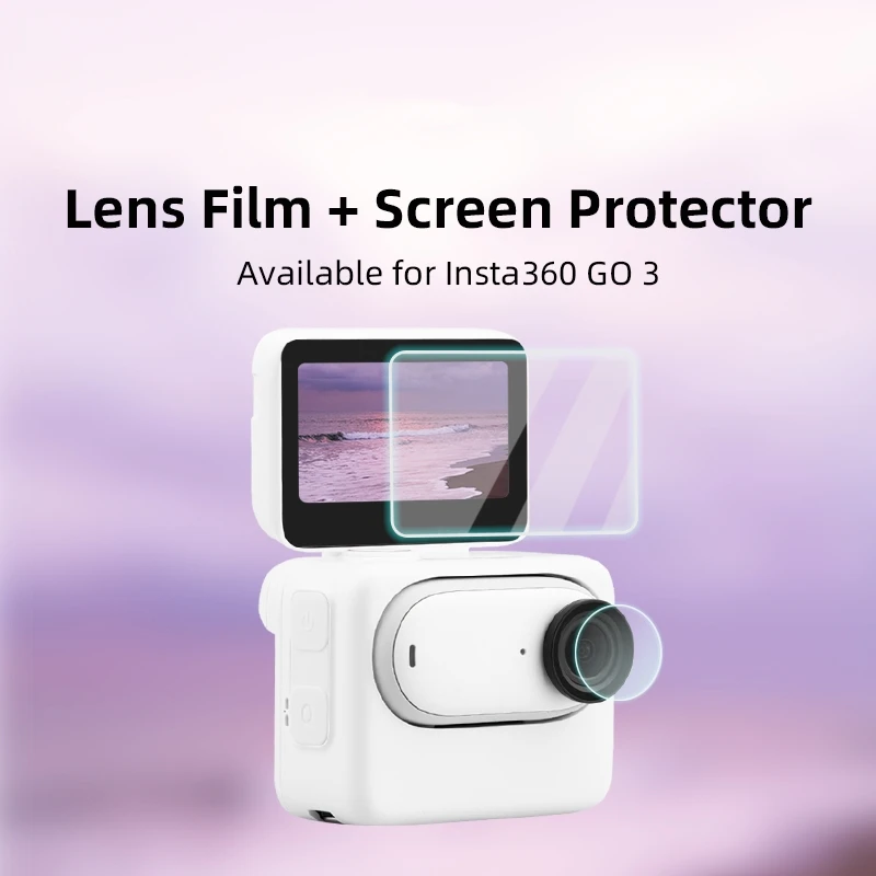 

Tempered Glass Protective Film For Insta360 GO 3 Screen Tempered Film Lens Protector for Insta 360 GO3 Camera Accessories