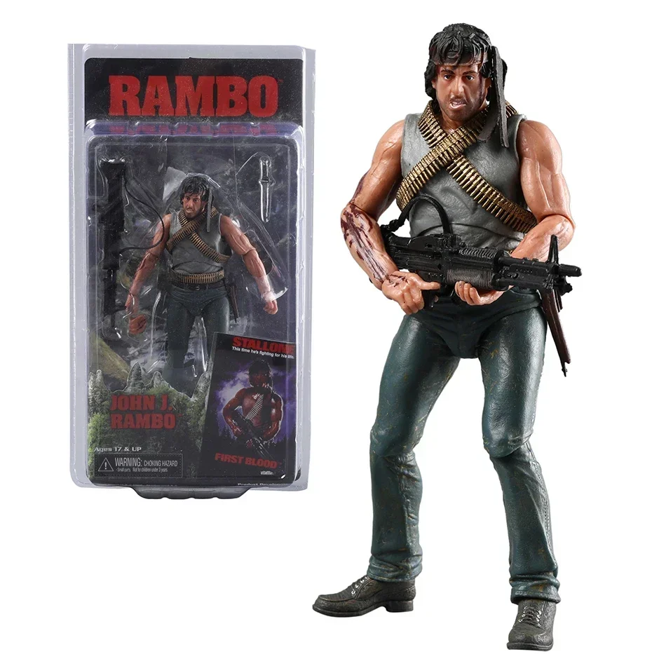 NECA Force Of Freedom Ultimate Rambo Wspólna ruchoma figurka