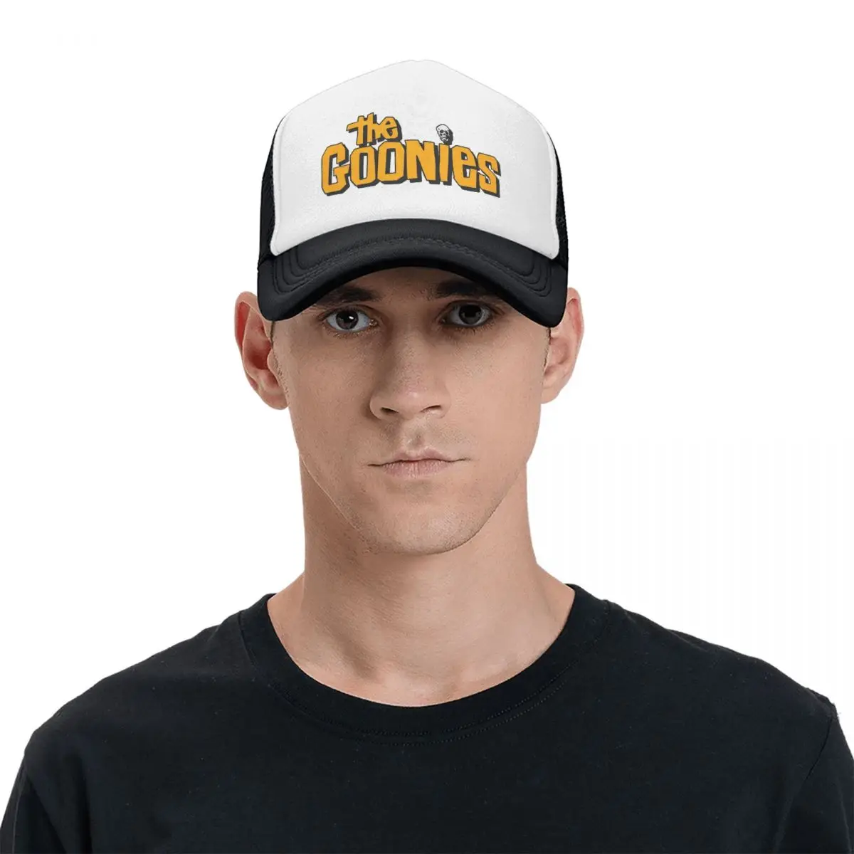 The Goonies Logo Mesh Baseball Caps Adult Sport Trucker Worker Cap Dad Hat Snapback Caps Golf Hats High Quality Trucker Hat 5