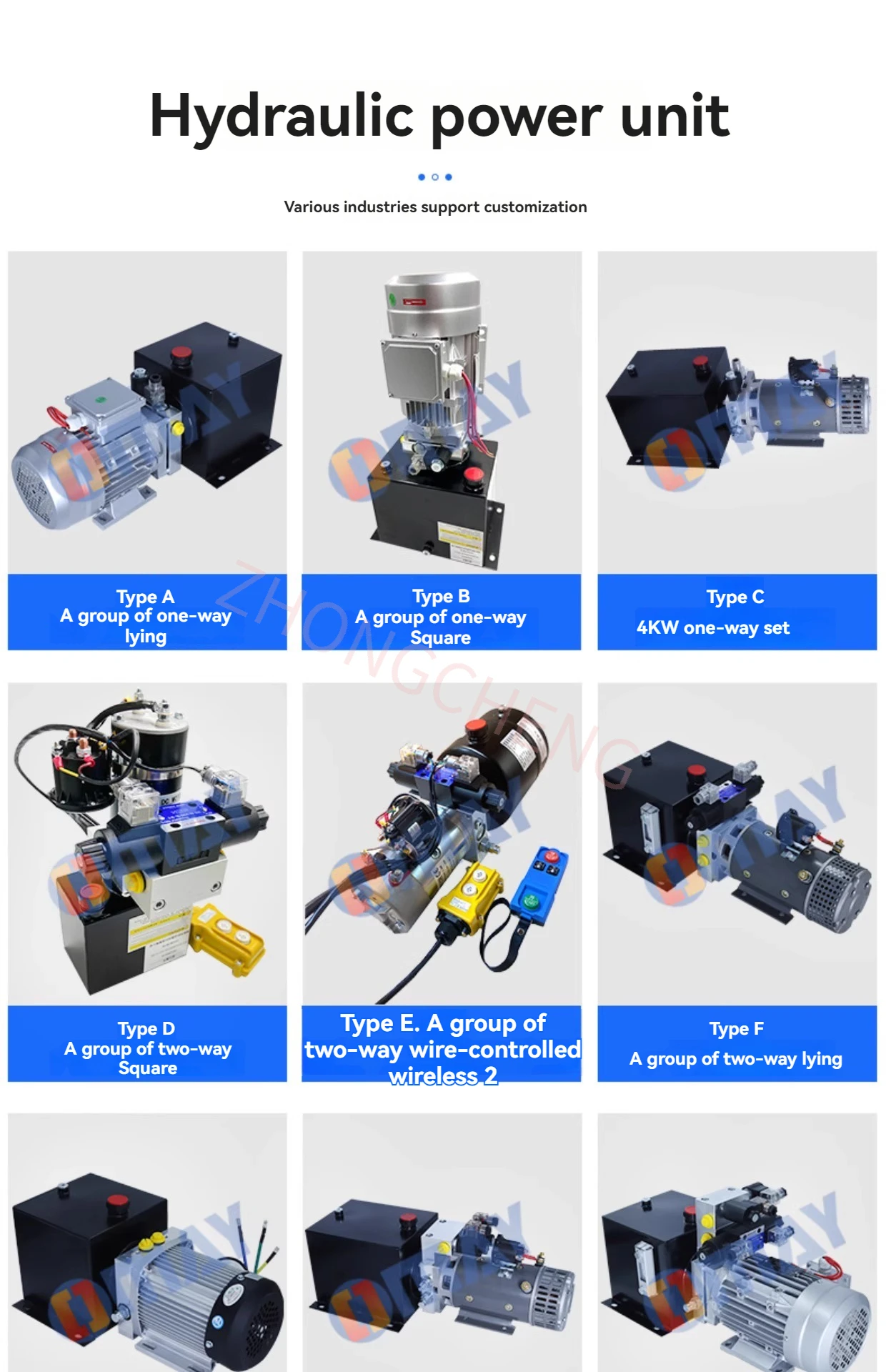 Exchange A Set of Bidirectional Hydraulic Power Units AC380V/220V Hydraulic Stat