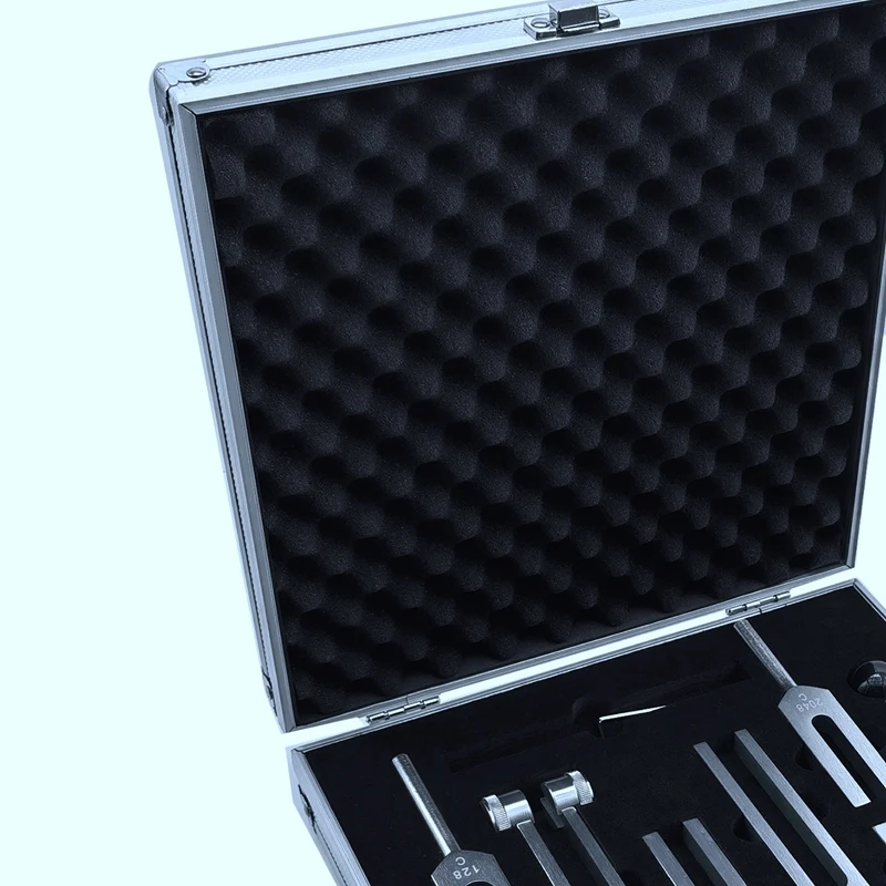 소리 치유 치료용 차크라 튜닝 포크 해머 도구, 128Hz, 256Hz, 512Hz, 1024Hz, 2048Hz, 4096Hz