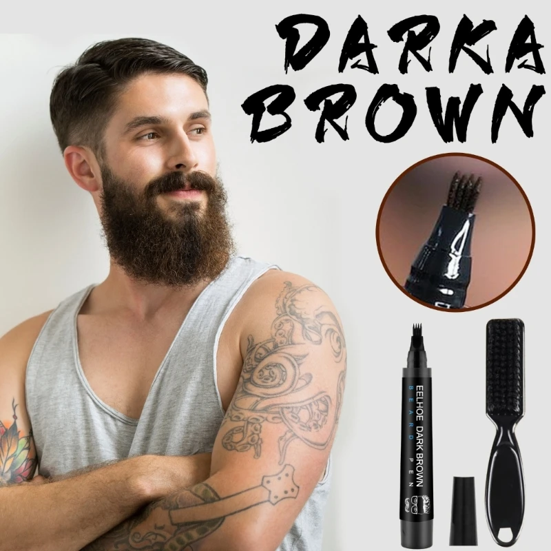 Beard Filling Pen Beard Filler Pencil With Brush