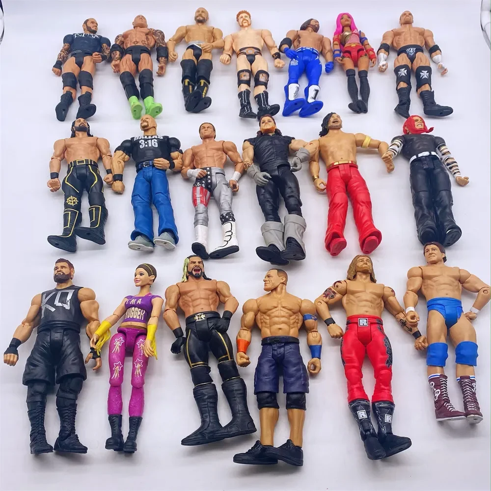 WWE figura de acción de plástico de alta calidad para niños, figuras  flexibles de personajes, juguetes de colección - AliExpress