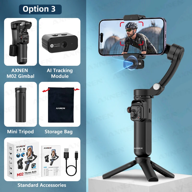 スマホアクセサリー Industry-Standard 3-Axis Gimbal スマホアクセサリー Industry-Standard 3-Axis Gimbal スマホ