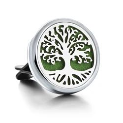 Refillable Car Aromatherapy Air Freshener Clip (L0032 With10pcs Pads)