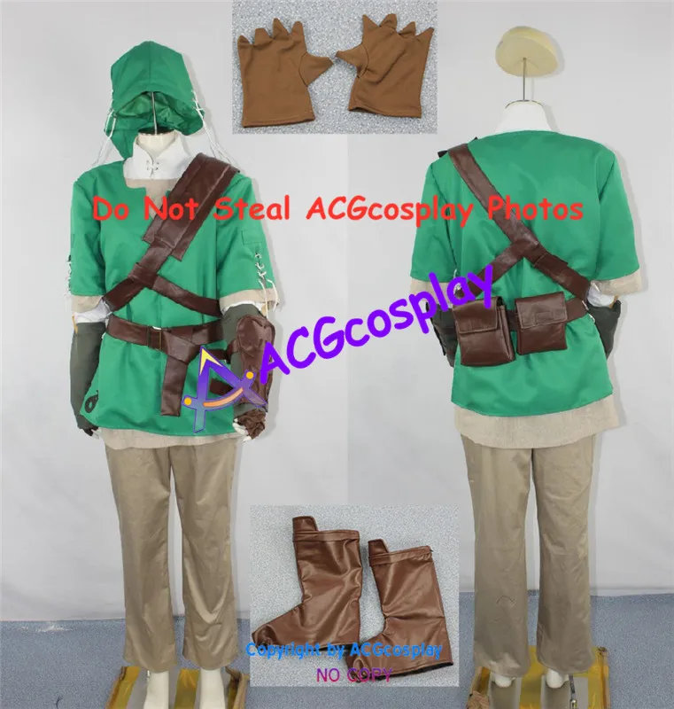 Il Costume Cosplay Twilight Princess Link Acgcosplay Include Copricapo E Copriscarpe