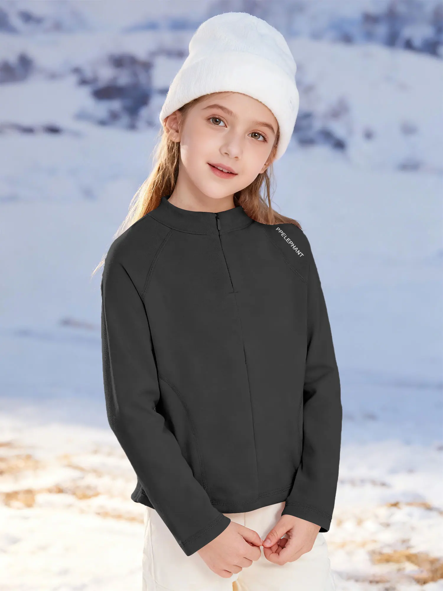 Girls Thermal Tops Kid Pullover Long Sleeve Solid Color T-Shirt Undershirt Base Layer Child Yoga Pilates Workout Running Clothes 24 S7c00ecfb9740479cbe2047c38e6c9cb1g