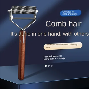 Pet Dog Brush Cat Comb Self Cleaning Pet Hair Remover Brush for Dogs Cats Grooming Tools Pets Dematting Comb Dogs Accessories 1