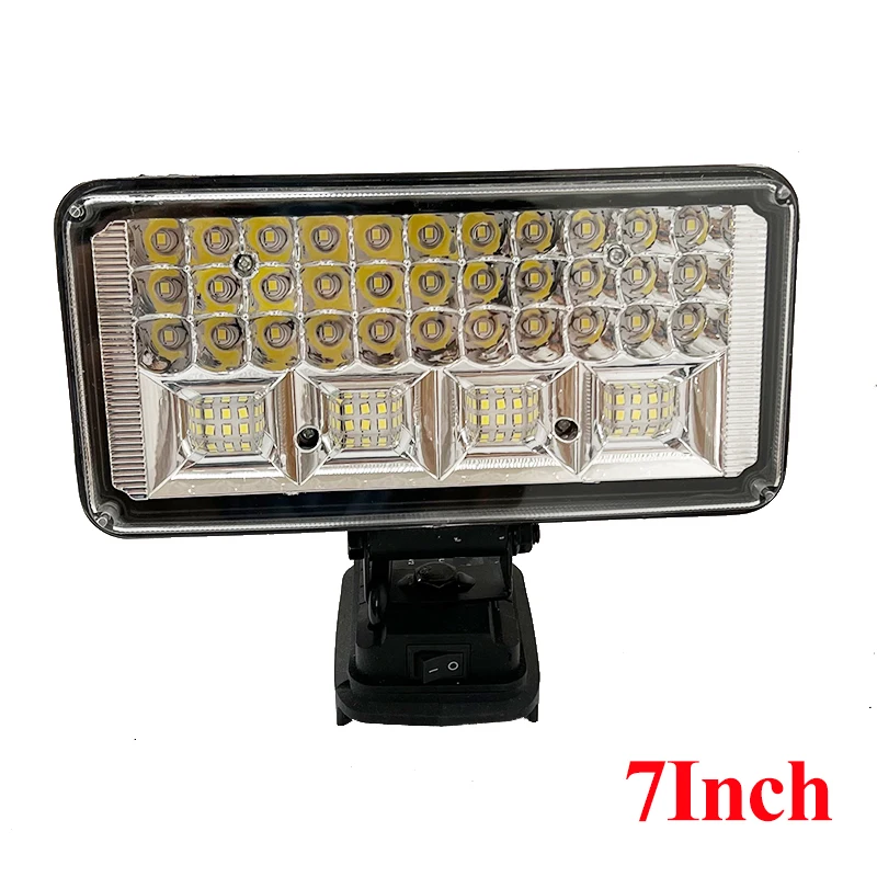 4/5/7Inch Led Light Portable Spotlights Fishing Cordless Outdoor Work Handheld E