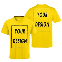 Maymavarty Premium Personalized Cotton T - Shirt - Design Your Own High - Quality Gift - Women S (YELLOW)