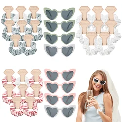 Bridal Shower Hair Bands Wrist Decor Team Bride Bridesmaids Gifts Glasses Wedding Gifts Guests Bachelorette Hens Party Souvenirs
