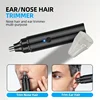 Xiaomi LED Portable Display Home Nose Hair Remover Electric Nose Hair Trimmer USB Charging  Safety Face Hair Cleaning Care Kit 5