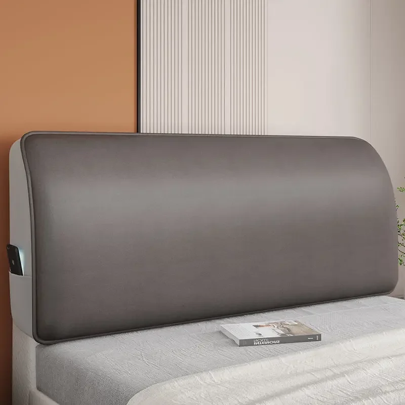 High Grade Waterproof Technology Cloth Bed Head Cover Soft Smooth All-inclusive Headboard Cover Luxury Bedside Dustproof