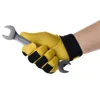 Cowhide Leather Work Gloves Safety Protection Labour Garden Motorcycle Sports Driver Workers Work Welding Wear-resistant Gloves 5