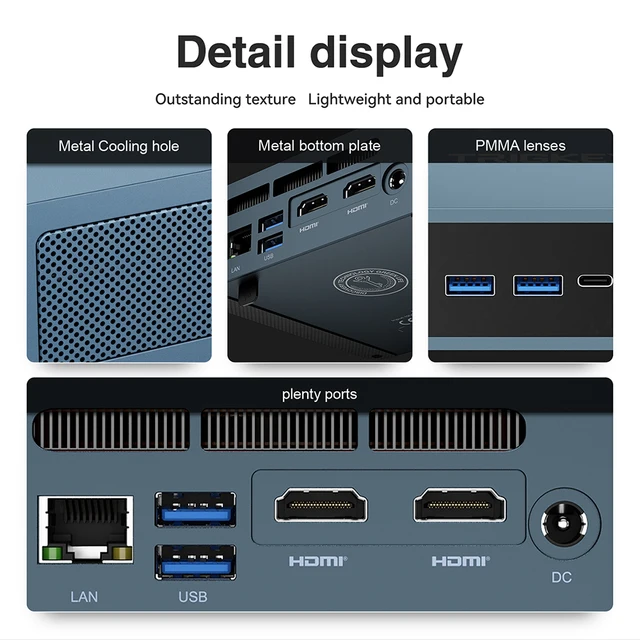 TRIGKEY ミニPC Ryzen 7 5000シリーズ TRIGKEY-S5 amd ryzen 7ミニPC、デスクトップゲーミング