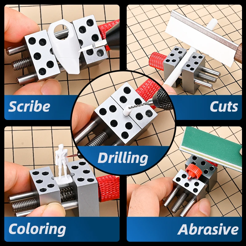 Hobby Model Craft Tool Mini Bench Vise All Metal Precision Production handhold Clamping Tools For Assembly model DIY Making Tool model tools