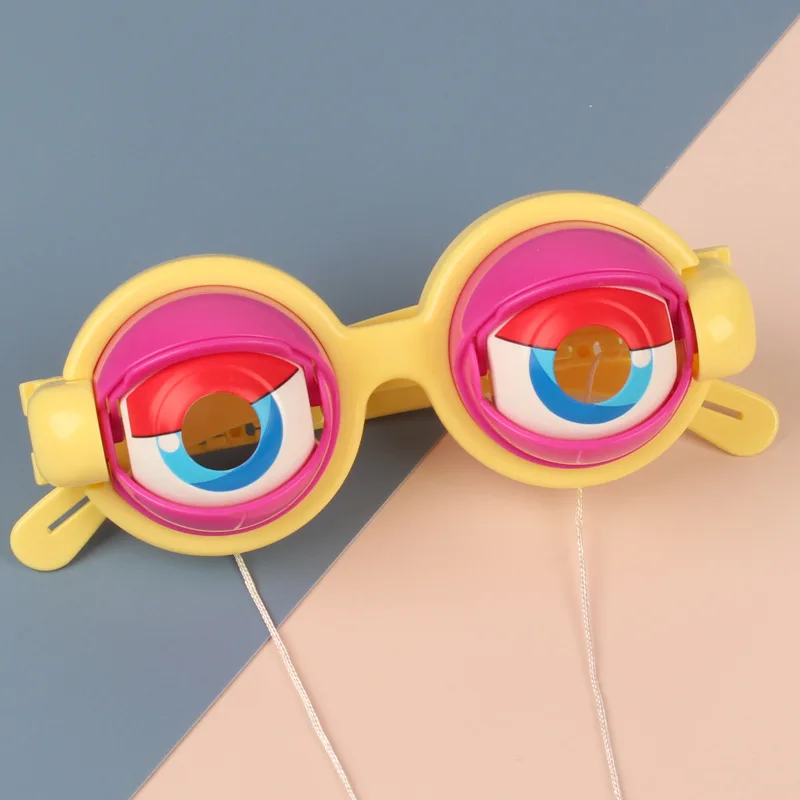 Whimsical Winking Eye Glasses - Creative Novelty Prank Prop